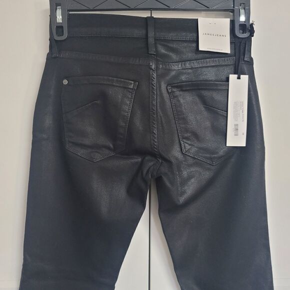 James jeans  twiggy ankle zip oil slicked size 28 - Picture 9 of 14
